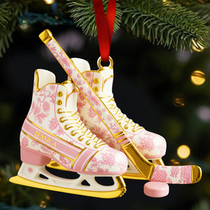 Classic Ice Hockey Ornament Personalized Christmas Gifts 01PGDT291025 - Ornament - GoDuckee