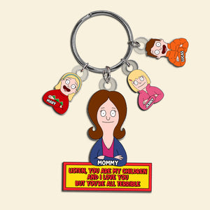 Personalized Gifts For Mom Keychain 06totn140225hg - Keychains - GoDuckee