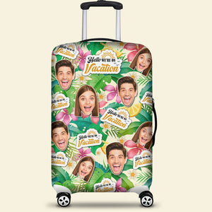 Custom Photo Gifts For Couple Luggage Cover 05DGTN020724 - Luggage Covers - GoDuckee
