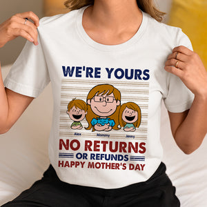 Personalized Gifts For Mom Shirt Cartoon Mom And Kids 03XQMH270325HH - Shirts - GoDuckee