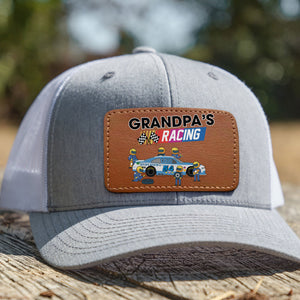 Personalized Gifts For Dad Leather Patch Hat 04ACDT210524 - Caps - GoDuckee