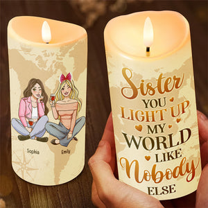 Personalized Gifts For Best Friends LED Candle 05kaqn171224hhpa - Led Candle - GoDuckee