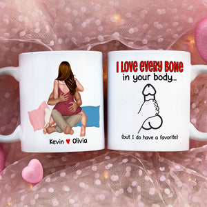 Personalized Gifts For Couple Coffee Mug I Love Every Bone In Your Body - Coffee Mugs - GoDuckee
