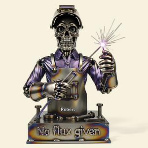 Badass Welder Skull Acrylic Plaque - Personalized Gifts For Welder 03QHPU100625 - Shaped Plaques - GoDuckee