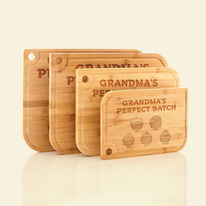 Personalized Gift For Grandma Engraved Cutting Board Grandma's Perfect Batch 03KAMH230124 - Home Decor - GoDuckee