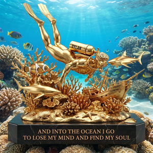 Scuba Diving Acrylic Plaque - Personalized Gifts For For Ocean Lovers 04DTDT260626