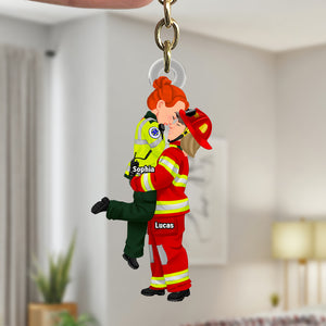 Personalized Gifts For Couple Keychain 05qhtn100125pa Custom Job Costumes - Keychains - GoDuckee