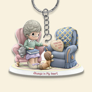 Personalized Gifts For Heaven Couple Keychain 02OHDT140125 - Keychains - GoDuckee