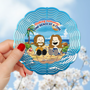 Personalized Gifts For Couple Wind Spinner 05topu090125pa - Ornament - GoDuckee