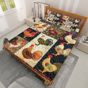 Personalized Gifts For Chicken Lovers Quilt Bedding Set Special Line 01hutn051124 - Blanket - GoDuckee
