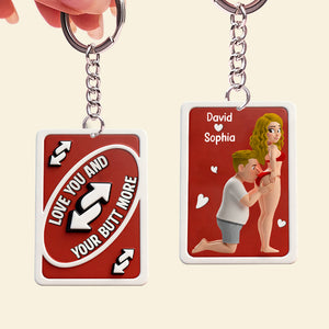 Personalized Funny Gifts For Couple Keychain 07natn181225 Valentine Gifts - Keychains - GoDuckee