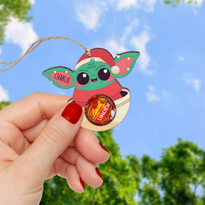 Cute Chocolate Holder, Personalized Wood Ornament, Unique Christmas Gifts, Christmas Tree Decorations, 07qhqn251123 - Ornament - GoDuckee