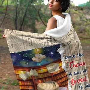 Personalized Gifts For Book Lovers Wearable Blanket Hoodie 01katn071224 - Blanket - GoDuckee