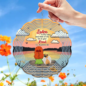 Personalized Memorial Gifts For Dog Lovers Wind Spinner 02tgqn210225hg - Ornament - GoDuckee