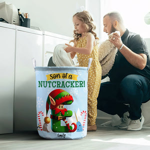 Custom Alphabet Letter Gifts For Kids Laundry Basket 04xqqn141124 - Laundry Basket - GoDuckee