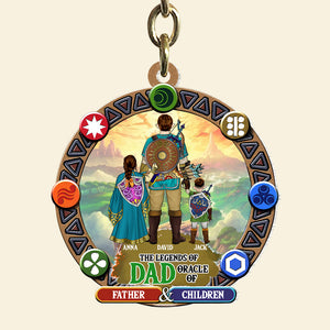 Personalized Gifts For Dad Keychain 04TOTN020524HG Father's Day - Keychains - GoDuckee