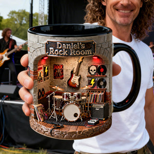 Born To Rock Coffee Mug - Personalized Gifts For Rock Fans 04NALU100226 - Coffee Mug - GoDuckee