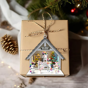 Unicorn Workday Chaos Ornament - Personalized Gifts For Officers 02OHLU151125 - Ornament - GoDuckee