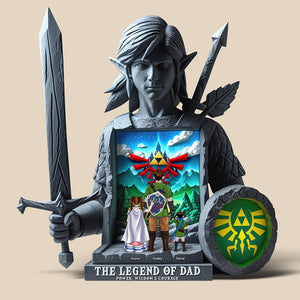 The Legend Of Dad Acrylic Plaque Personalized Gifts For Dad 02QHQN280425HG - Shaped Plaques - GoDuckee