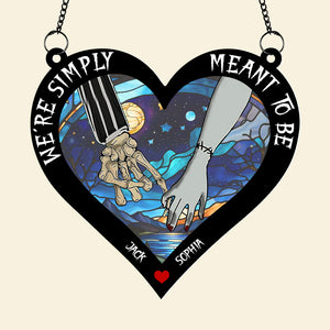 Personalized Gifts For Couple Suncatcher Ornament 01natn220724 - Ornament - GoDuckee