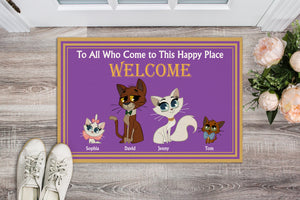 Personalized Gifts For Family Doormat DOR-SJRMD-01KATN140324 - Doormats - GoDuckee