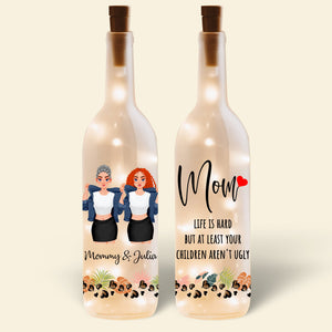 Personalized Gifts For Mom Daughter Bottle Lamp Like Mother Like Daughter 03NADT130225PA - Bottle Lamp - GoDuckee