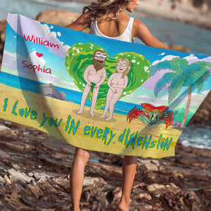 Personalized Gifts For Couple Beach Towel 01KADT020724HG - Beach Towel - GoDuckee