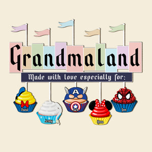 Personalized Decor Gifts For Grandma's Kitchen Wood Sign Made With Love 02qhtn060224qnpa Mother's Day Gifts - Wood Signs - GoDuckee