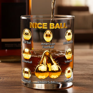 Funny Nice Ball Round Glass - Personalized Gifts For Him 07OHLU251125 - Glass - GoDuckee