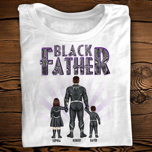 Personalized Dad Shirt Black Father, Gift For Dad T-shirt-06QHQN280323TM - Shirts - GoDuckee