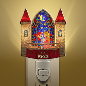 Couple Acrylic Night Light - Personalized Gift For Couple 03TOPU190625 - Night Lights - GoDuckee