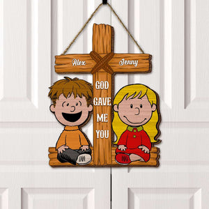 Personalized Gifts For Couple Wood Sign 03OHMH040125HH - Wood Sign - GoDuckee