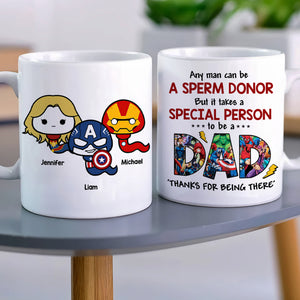 A Sperm Dad Family Gift Mug Funny White Mug - Coffee Mug - GoDuckee