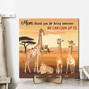 Mom 02kahn110324 Personalized Wood Sign - Wood Signs - GoDuckee