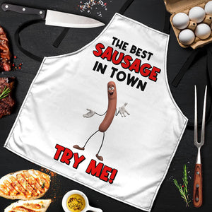 Gifts For Him Aprons The Best Sausage In Town 05OHTN300124 Funny Anniversary Gifts - Aprons - GoDuckee