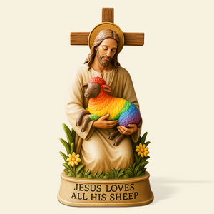 Jesus-loving LGBT Plaque Gifts For LGBT 01hupu130525 - Shaped Plaques - GoDuckee