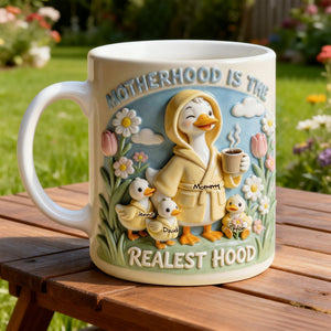 Cute Goose Mom In The Hood Coffee Mug - Personalized Gifts For Moms 05qhlu270226 - Coffee Mug - GoDuckee