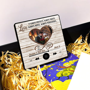 Custom Photo Gifts For Couple Lover Music Fridge Magnet 05XQMH271224 - Fridge Magnet - GoDuckee