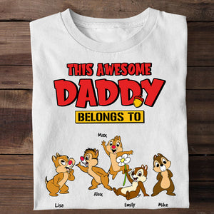 This Awesome Daddy 07NAHN300523 Personalized Family Dad Shirt Hoodie Sweatshirt - Shirts - GoDuckee