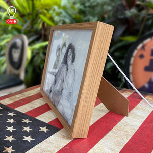 Grandma And Children Gifts, Personalized Light Picture Frame - Poster & Canvas - GoDuckee