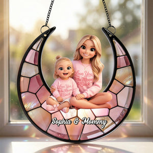 The Most Amazing Mom In The World Suncatcher - Custom Photo Gifts For Mothers 01pgtn280326 - Ornament - GoDuckee