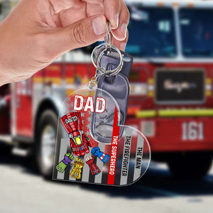 Firefighter The Firefighter The Man 051qhqn260523ha Personalized Keychain - Keychains - GoDuckee
