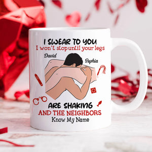 Personalized Gift For Couple Mug I Swear To You - Coffee Mugs - GoDuckee