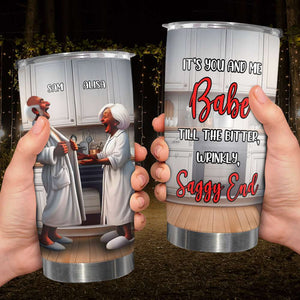 Personalized Gifts For Old Couple Tumbler 01QHMH071224 - Tumbler Cup - GoDuckee