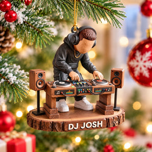 DJ Acrylic Ornament - Personalized Gifts For Christmas 04naqn100926 - Ornament - GoDuckee