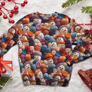 Christmas Embroidery Seamless Pattern, Xmas Shirt, Gift For Christmas - AOP Products - GoDuckee