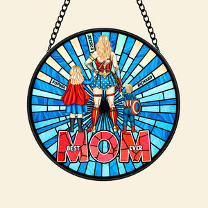 Personalized Gifts For Mom Stained Glass Sunburst 04qhqn120225pa - Ornament - GoDuckee