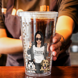 Best Dog Mom, Lovely And Funny Dog Mom, I Am More Of A Mama Pow, Personalized 16oz Acrylic Tumbler, Gifts For Dog Lovers - Tumbler Cup - GoDuckee