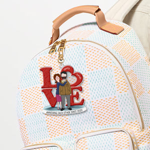 Personalized Gifts For Couple Keychain 02OHMH070225HG - Keychains - GoDuckee