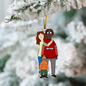 Personalized Gifts For Family Acrylic Ornament 041qhhu291124hg - Ornament - GoDuckee